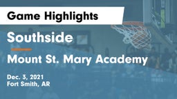 Southside  vs Mount St. Mary Academy Game Highlights - Dec. 3, 2021