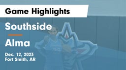 Southside  vs Alma  Game Highlights - Dec. 12, 2023