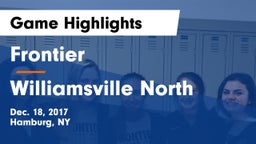 Frontier  vs Williamsville North Game Highlights - Dec. 18, 2017