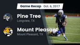 Recap: Pine Tree  vs. Mount Pleasant  2017