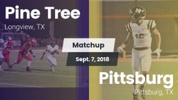 Matchup: Pine Tree High vs. Pittsburg  2018