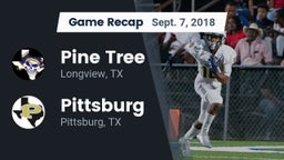 Recap: Pine Tree  vs. Pittsburg  2018