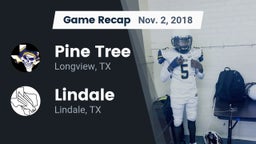 Recap: Pine Tree  vs. Lindale  2018