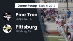 Recap: Pine Tree  vs. Pittsburg  2019