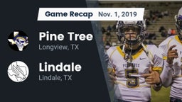 Recap: Pine Tree  vs. Lindale  2019