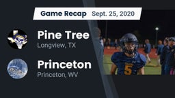Recap: Pine Tree  vs. Princeton  2020