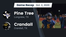 Recap: Pine Tree  vs. Crandall  2020