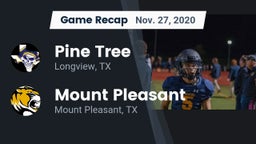 Recap: Pine Tree  vs. Mount Pleasant  2020