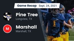 Recap: Pine Tree  vs. Marshall  2021