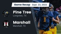 Recap: Pine Tree  vs. Marshall  2022