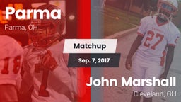 Matchup: Parma  vs. John Marshall  2017