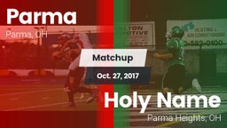 Matchup: Parma  vs. Holy Name  2017