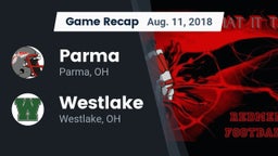 Recap: Parma  vs. Westlake  2018