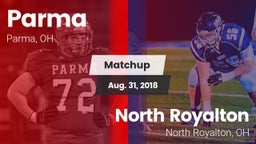 Matchup: Parma  vs. North Royalton  2018