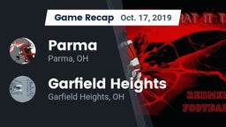 Recap: Parma  vs. Garfield Heights  2019