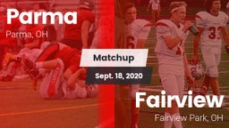 Matchup: Parma  vs. Fairview  2020
