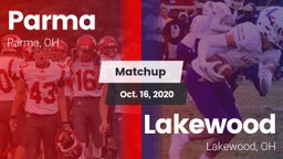 Matchup: Parma  vs. Lakewood  2020