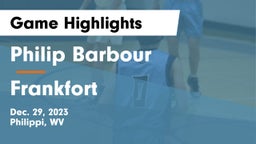 Philip Barbour  vs Frankfort  Game Highlights - Dec. 29, 2023