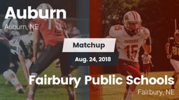Matchup: Auburn  vs. Fairbury Public Schools 2018