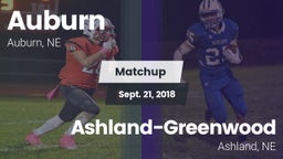 Matchup: Auburn  vs. Ashland-Greenwood  2018