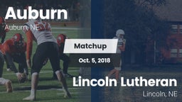 Matchup: Auburn  vs. Lincoln Lutheran  2018
