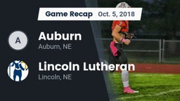 Recap: Auburn  vs. Lincoln Lutheran  2018