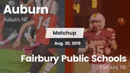 Matchup: Auburn  vs. Fairbury Public Schools 2019
