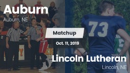 Matchup: Auburn  vs. Lincoln Lutheran  2019