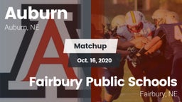 Matchup: Auburn  vs. Fairbury Public Schools 2020