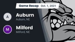 Recap: Auburn  vs. Milford  2021