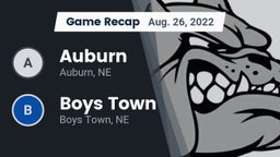 Recap: Auburn  vs. Boys Town  2022