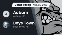 Recap: Auburn  vs. Boys Town  2023