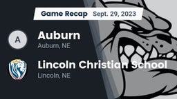 Recap: Auburn  vs. Lincoln Christian School 2023