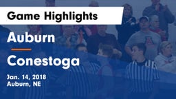 Auburn  vs Conestoga  Game Highlights - Jan. 14, 2018