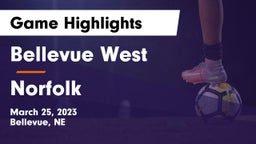 Bellevue West  vs Norfolk  Game Highlights - March 25, 2023