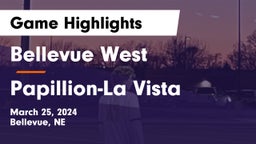 Bellevue West  vs Papillion-La Vista  Game Highlights - March 25, 2024