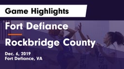 Fort Defiance  vs Rockbridge County  Game Highlights - Dec. 6, 2019