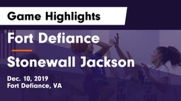 Fort Defiance  vs Stonewall Jackson  Game Highlights - Dec. 10, 2019