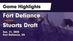 Fort Defiance  vs Stuarts Draft  Game Highlights - Jan. 21, 2020