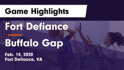 Fort Defiance  vs Buffalo Gap  Game Highlights - Feb. 14, 2020