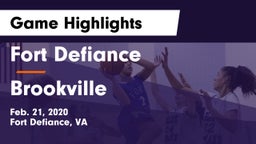 Fort Defiance  vs Brookville  Game Highlights - Feb. 21, 2020