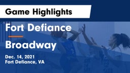 Fort Defiance  vs Broadway  Game Highlights - Dec. 14, 2021