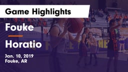 Fouke  vs Horatio  Game Highlights - Jan. 10, 2019
