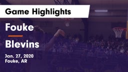 Fouke  vs Blevins  Game Highlights - Jan. 27, 2020