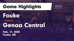 Fouke  vs Genoa Central  Game Highlights - Feb. 17, 2020