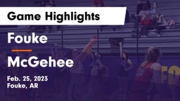 Fouke  vs McGehee  Game Highlights - Feb. 25, 2023