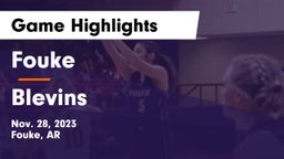 Fouke  vs Blevins  Game Highlights - Nov. 28, 2023