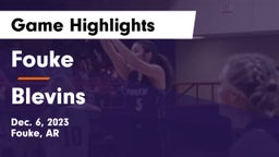 Fouke  vs Blevins  Game Highlights - Dec. 6, 2023