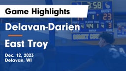 Delavan-Darien  vs East Troy  Game Highlights - Dec. 12, 2023