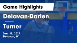 Delavan-Darien  vs Turner  Game Highlights - Jan. 19, 2024